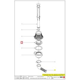 Фланец 12048039 фиксирующий для машины посудомоечной FAGOR, серии CO купить в Е.Маркет