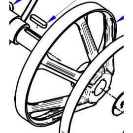 Шкив P646013000 барабана для машины стиральной LA-25 купить в Е.Маркет