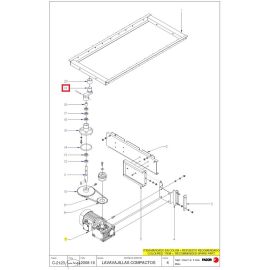 Эксцентрик 12024681 (Z275025000) тягового механизма конвейера машин посудомоечных серии FI купить в Е.Маркет