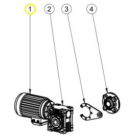 Электродвигатель 12049034 (DO1DC07055) для машины сушильной серии SR, мод. SR 23 купить в Е.Маркет