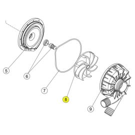 Крыльчатка помпы для пмм Apach 70944 купить в Е.Маркет