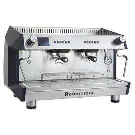 Кофемашина ROBUSTEZZA BZA2E высокие группы+экономайзер, мультифазная, черная купить в Е.Маркет