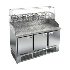 Стол для пиццы HICOLD PZE3-111GN камень (без витрины) купить в Е.Маркет