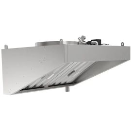 Зонт вытяжной пристенный Кобор HFR-2-90/100/К с гидрозатвором купить в Е.Маркет