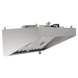 Зонт вытяжной пристенный Кобор HFR-2-190/80/К с гидрозатвором купить в Е.Маркет