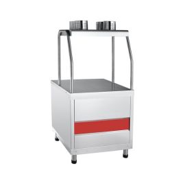 Прилавок для столовых приборов Abat Аста ПСП-70КМ купить в Е.Маркет