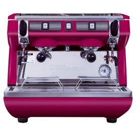 Кофемашина Nuova Simonelli Appia Life Compact 2 Gr S красная, высокие группы, экономайзер, полуавтомат купить в Е.Маркет