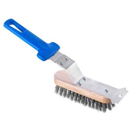 Щетка для гриля GiMetal AC-SPG2 17,5х6х10 см (рукоятка упрочненный пластик, щетина сталь) купить в Е.Маркет