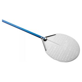 Лопата для пиццы перфорированная GiMetal A-41F Azzurra d=41 см l=150 см (алюминий) купить в Е.Маркет
