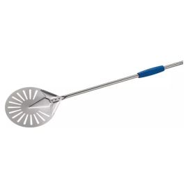 Лопата для пиццы поворотная перфорированная GiMetal I-20F Azzurra d=20 см l=150 см (нерж. сталь) купить в Е.Маркет