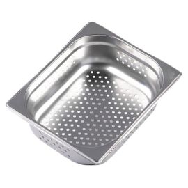 Гастроемкость перфорированная Foodatlas GN 1/2-100 (325x265x100) нерж. сталь купить в Е.Маркет