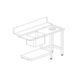 Стол для грязной посуды Dihr Т80E DX (правый) купить в Е.Маркет