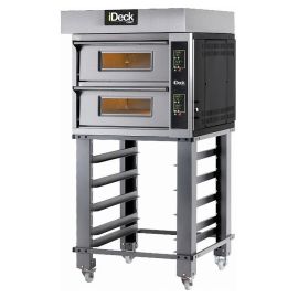 Печь для пиццы подовая Moretti Forni ID-D 60.60 + стенд с направляющими купить в Е.Маркет