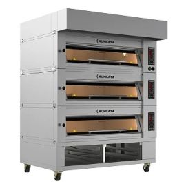 Печь подовая модульная Kumkaya EF 12080-3 с подставкой и вытяжкой купить в Е.Маркет