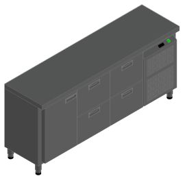 Стол холодильный HICOLD BN 122/TN O без борта купить в Е.Маркет