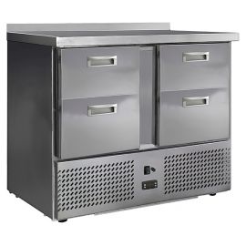 Стол холодильный Finist СХСн-700-0/4 (нижний холодильный агрегат, с бортом) купить в Е.Маркет