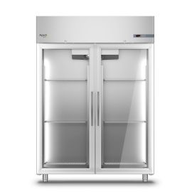 Шкаф морозильный Apach Chef Line LCFM140MD2G со стеклянными дверьми купить в Е.Маркет