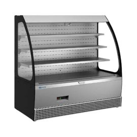 Витрина кондитерская KAYMAN KВК-1305МГ пристенная люкс черная купить в Е.Маркет