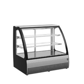 Витрина кондитерская KAYMAN KВК-950М настольная люкс серая матовая купить в Е.Маркет