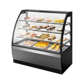 Витрина кондитерская Chilz VETE LUX 130 серый матовый, шлифованная нержавейка купить в Е.Маркет