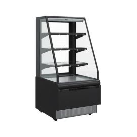 Витрина кондитерская Carboma KC70 VM 0,6-2 Standard открытая (9006-9005, черная) купить в Е.Маркет
