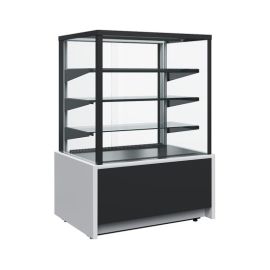 Витрина кондитерская Carboma KC70 VM 1,3-1 Light Техно (9006-9005, черная) купить в Е.Маркет