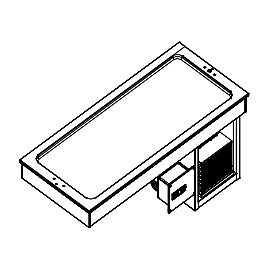 Прилавок холодильный Kovinastroj (Kogast) SR-BH-4-150 купить в Е.Маркет