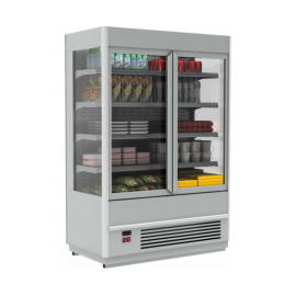 Горка холодильная Carboma FC 20-07 VV 1,9-1 Standard 9006-9005 (фронт X5, распашные двери) купить в Е.Маркет