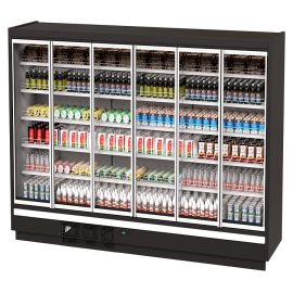 Горка холодильная KIFATO ПРАГА 3750 (встроенный агрегат, распашные двери) купить в Е.Маркет