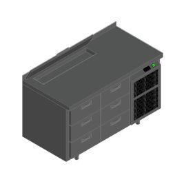Стол для салатов HICOLD SL2-33GN с крышкой купить в Е.Маркет