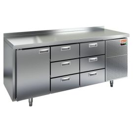 Стол морозильный HICOLD GN 133/BT с бортом купить в Е.Маркет