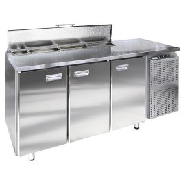 Стол холодильный для салатов Finist СХСс-700-3 (боковой холодильный агрегат) купить в Е.Маркет