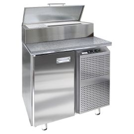 Стол холодильный для пиццы Finist СХСпцг-700-1 (боковой холодильный агрегат) с гранитной столешницей купить в Е.Маркет