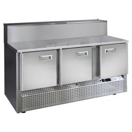 Стол холодильный для пиццы Finist СХСнпц-700-3 (нижний холодильный агрегат) купить в Е.Маркет