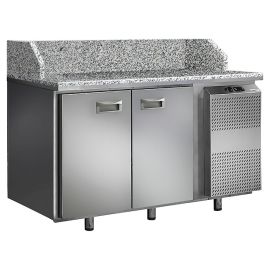 Стол холодильный для пиццы Finist СХСпцгб-700-2 (боковой холодильный агрегат) с гранитными столешницей и бортами купить в Е.Маркет
