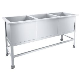 Ванна моечная ПищТех НК ВМО3-630С304НК-М 2100х730х870(890) мм купить в Е.Маркет