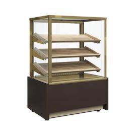 Витрина хлебная Carboma KC70 N 0,9-2 Light Техно (9006-9005, черная) купить в Е.Маркет