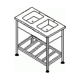 Ванна моечная ТММ ВМРЦ 2/400 купить в Е.Маркет