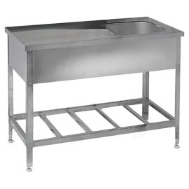 Ванна моечная ТММ МС-1/1200/600 (вварная раковина) купить в Е.Маркет