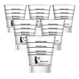 Комплект градуированных кофейных стаканов (6шт) Motta купить в Е.Маркет