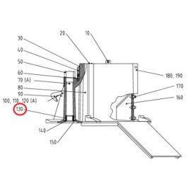 Втулка, 25/34 3076 д/машины д/резки овощей т.м. HALLDE мод. RG-400 купить в Е.Маркет