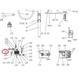 Клапан, 358-033-1/8 10352 д/машины д/резки овощей т.м. HALLDE мод. RG-400 купить в Е.Маркет
