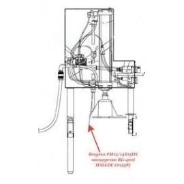 Втулка, pm12/14x15dx 10348 д/машины д/резки овощей т.м. HALLDE мод. RG-400 купить в Е.Маркет