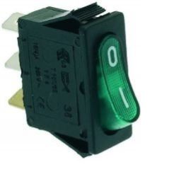 Выключатель RG100165 (зелёный) для печей хлебопекарных для пиццы серий SB, M, MD купить в Е.Маркет