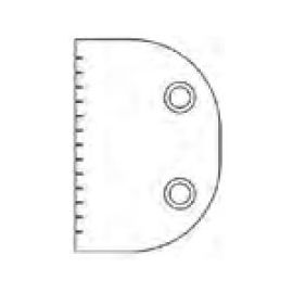 Горизонтальное лезвие для нарезки соломкой, 8x8 мм 87118 для машин для резки овощей т.м. HALLDE купить в Е.Маркет