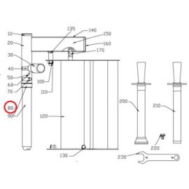 Втулка 37137 д/машины д/резки овощей т.м. HALLDE мод. RG-400 купить в Е.Маркет