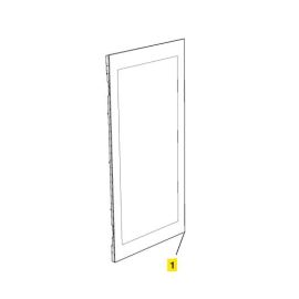 Стекло KVT1161A внешнее для двери печи конвекционной XBC1005 купить в Е.Маркет