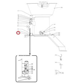 Втулка держателя 37100 д/машины д/резки овощей т.м. HALLDE мод. RG-400 купить в Е.Маркет