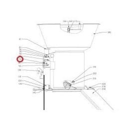 Втулка 3266 д/машины д/резки овощей т.м. HALLDE мод. RG-400 купить в Е.Маркет