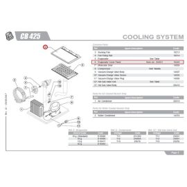 Крышка испарителя 10449 (начиная с s/n 224531) для льдогенератора т.м. BREMA серии CB купить в Е.Маркет